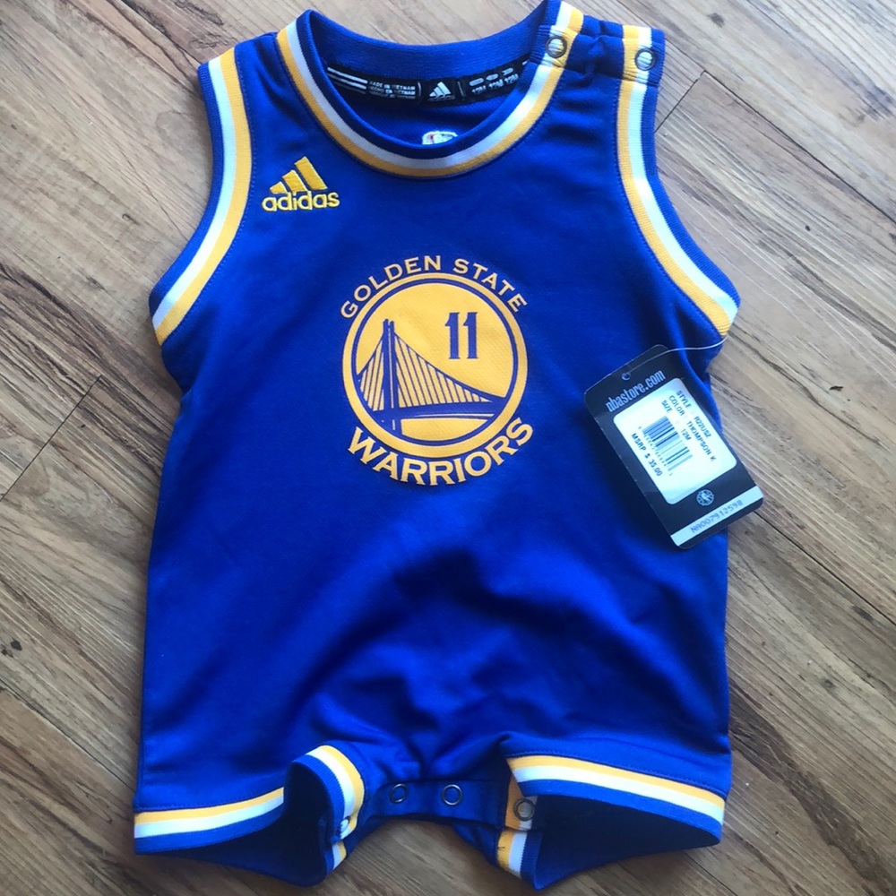 Adidas NWT Golden state warriors Thompson onesie
